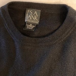 Black Crewneck Jos. A. Bank Sweater Size M